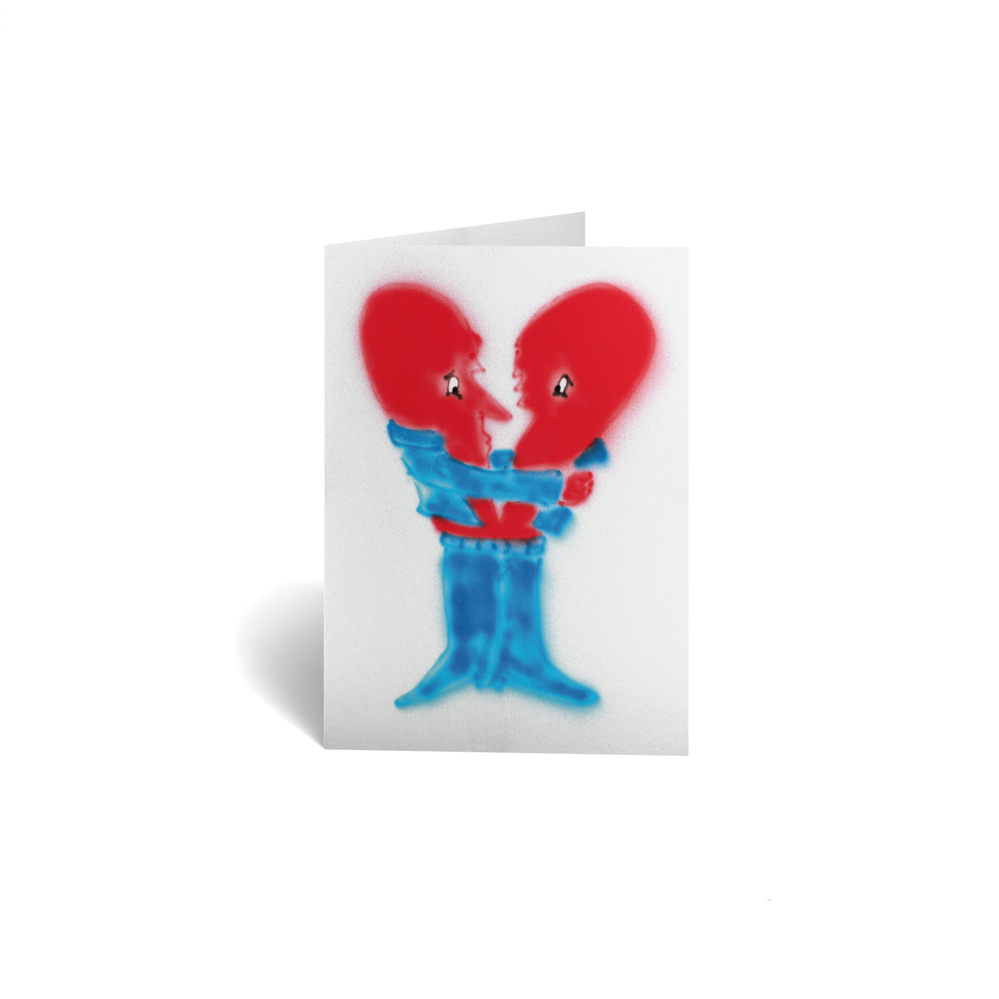 Sympathy Keepsake Greeting Card - Broken Heart