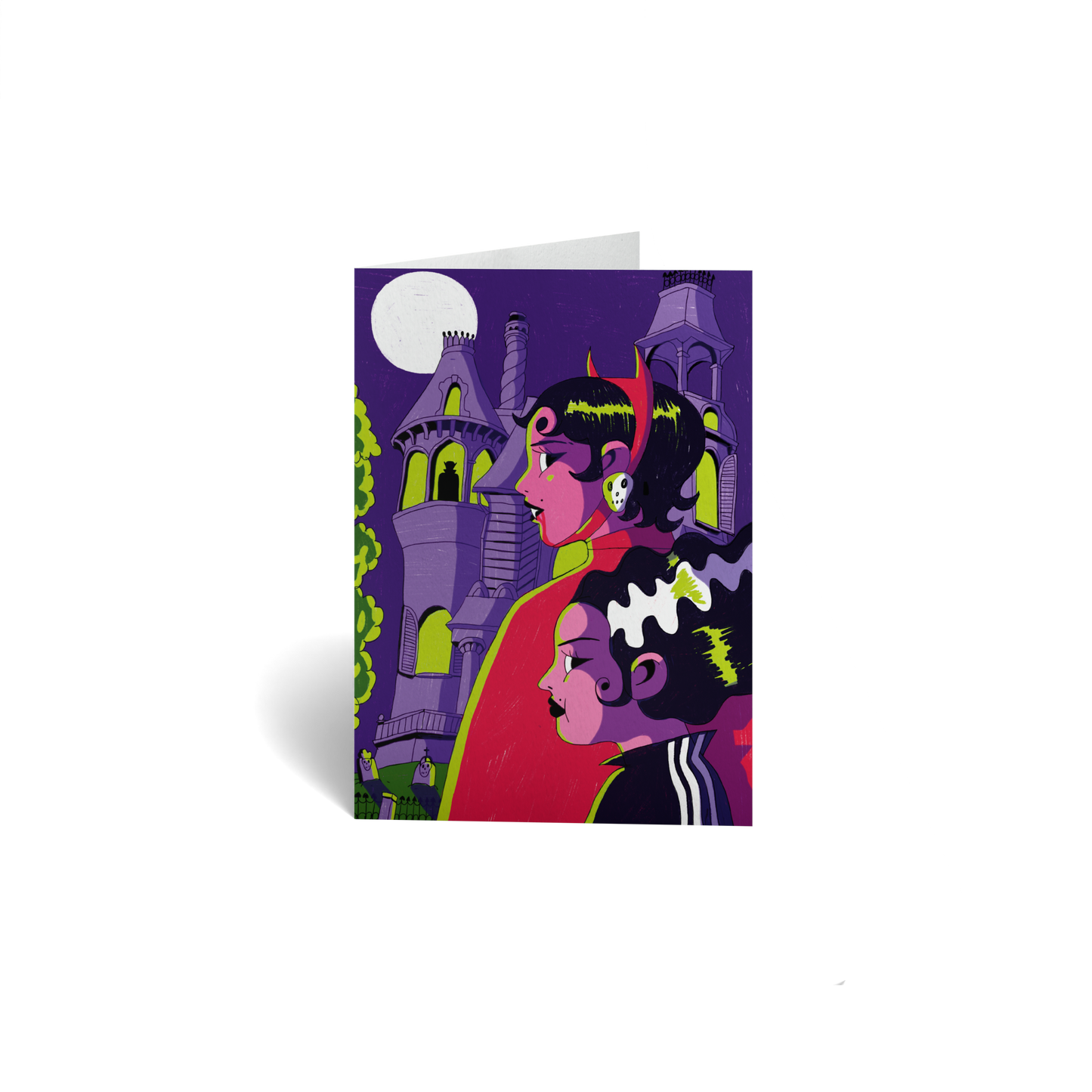Halloween Keepsake Greeting Card - Dracula Party