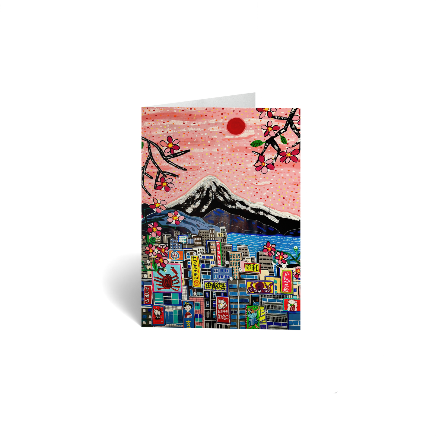 Night Out in Shinjuku Mount Fuji View by Filipp Jenikäe