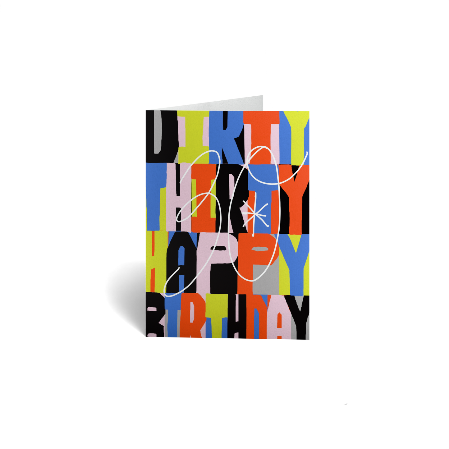 Birthday Keepsake Greeting Card - Dirty 30