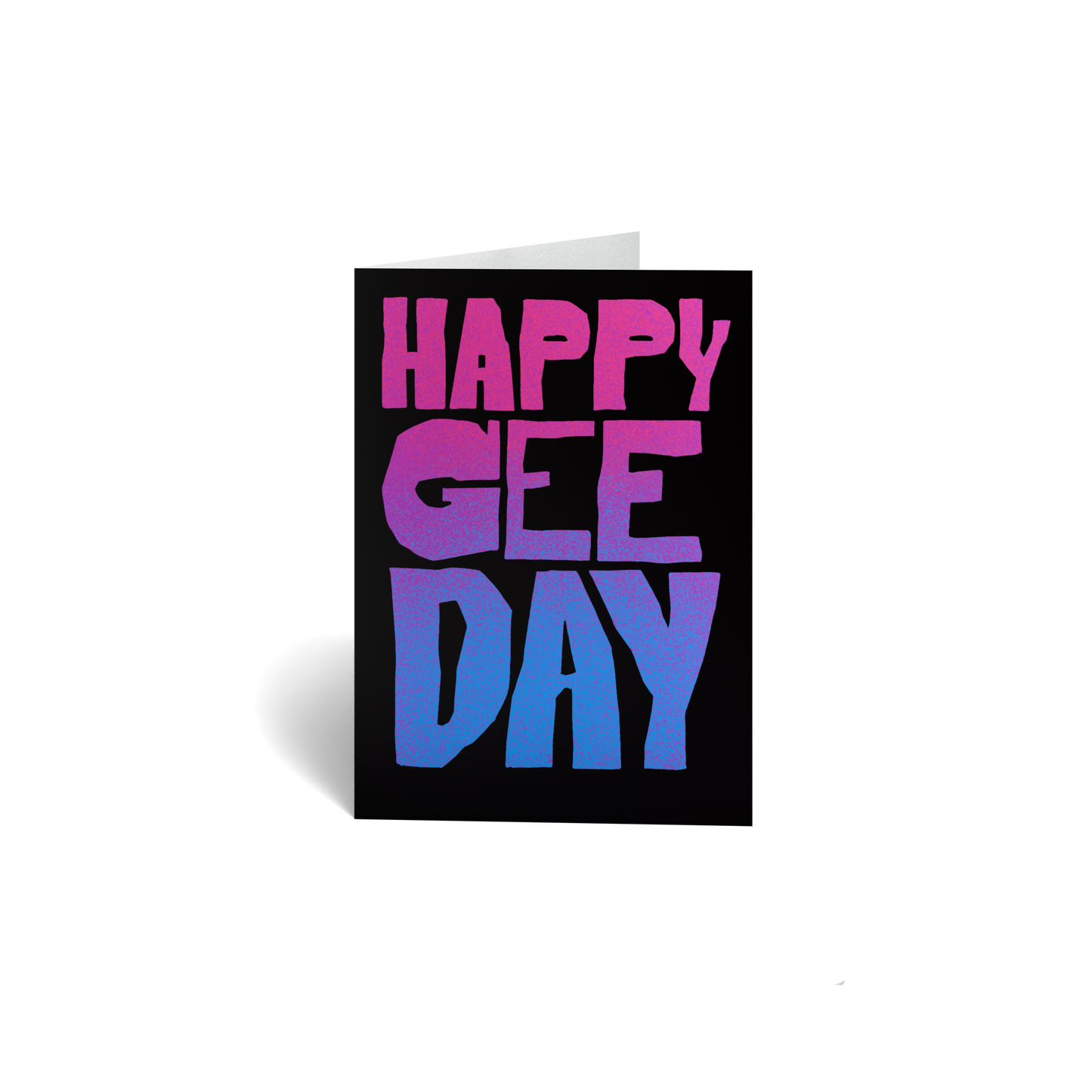 Birthday Keepsake Greeting Card - Happy Gee Day