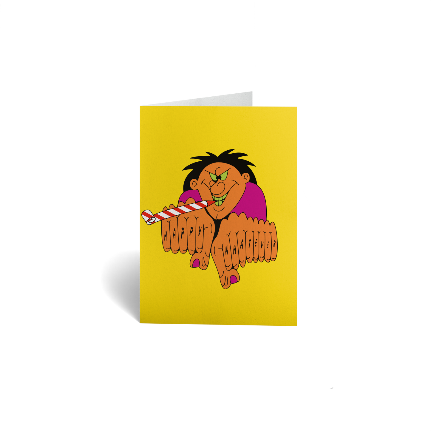 Just Because Keepsake Greeting Card - Funny Happy Whatever Tattoo