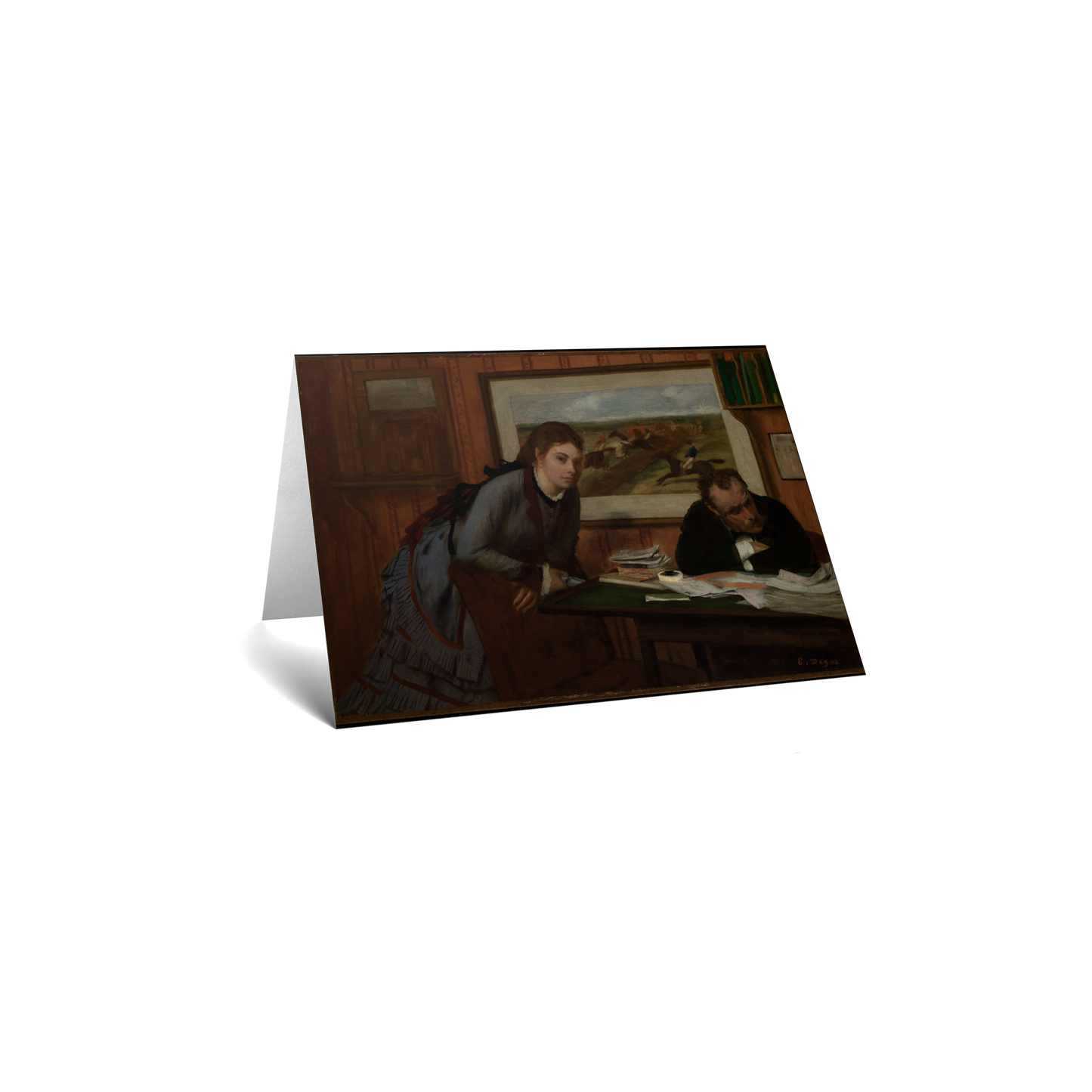 Just Because Keepsake Greeting Card - Sulking by Edgar Degas