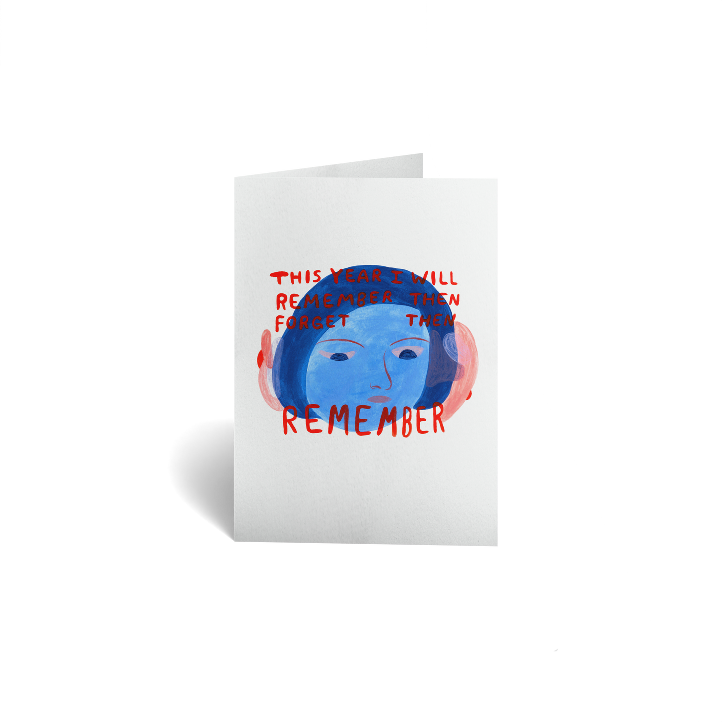 New Year Keepsake Greeting Card - Remember Your Goals