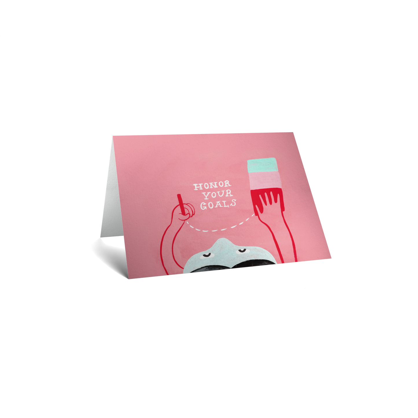 New Year Keepsake Greeting Card - Honor Your Goals