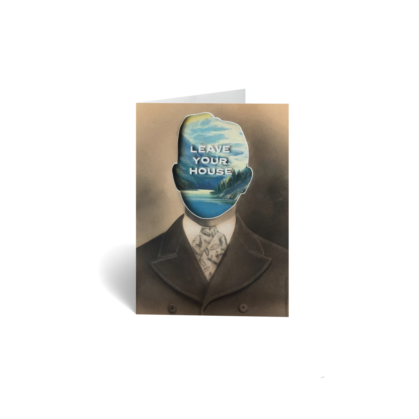 Self Care Keepsake Greeting Card - Leave Your House