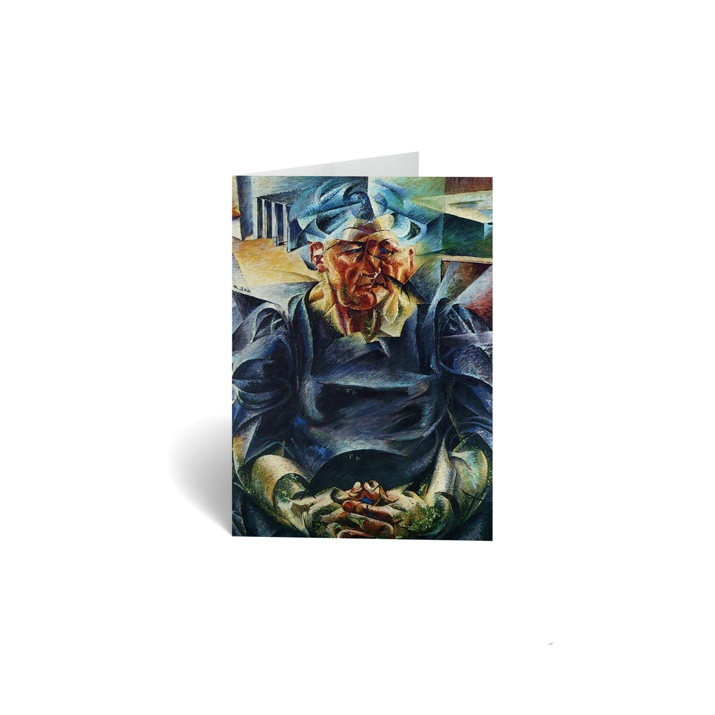 Mother's Day Keepsake Greeting Card - Umberto Boccioni Art