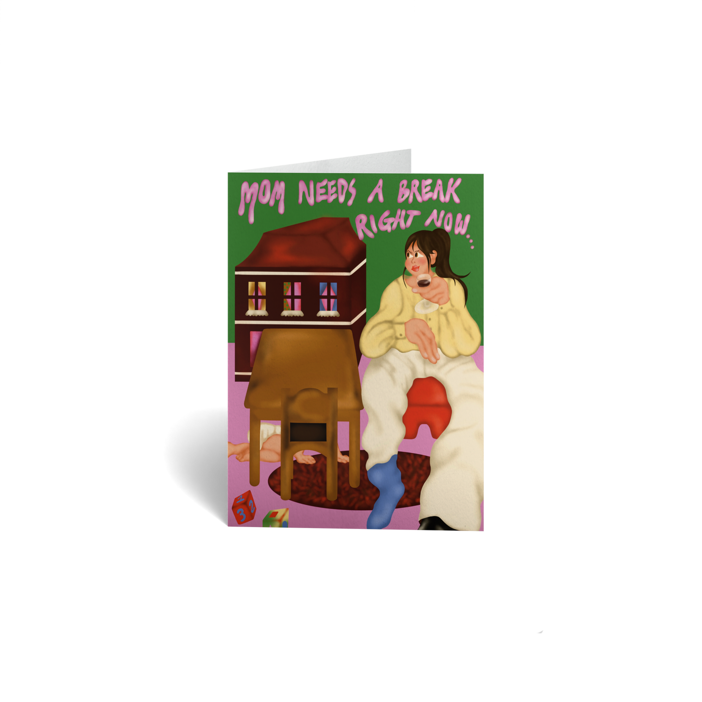 Mother's Day Keepsake Greeting Card - Mom w/ Espresso Martini