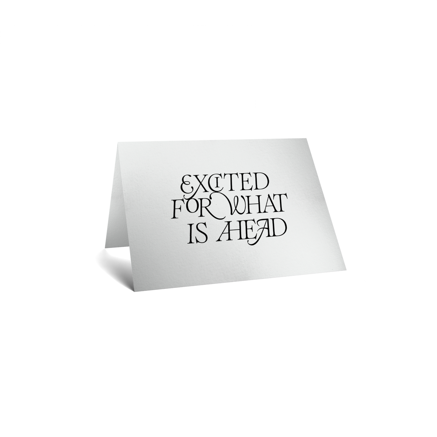 Just Because Keepsake Greeting Card - Excited For What Is Ahead by Francesco Dipierro