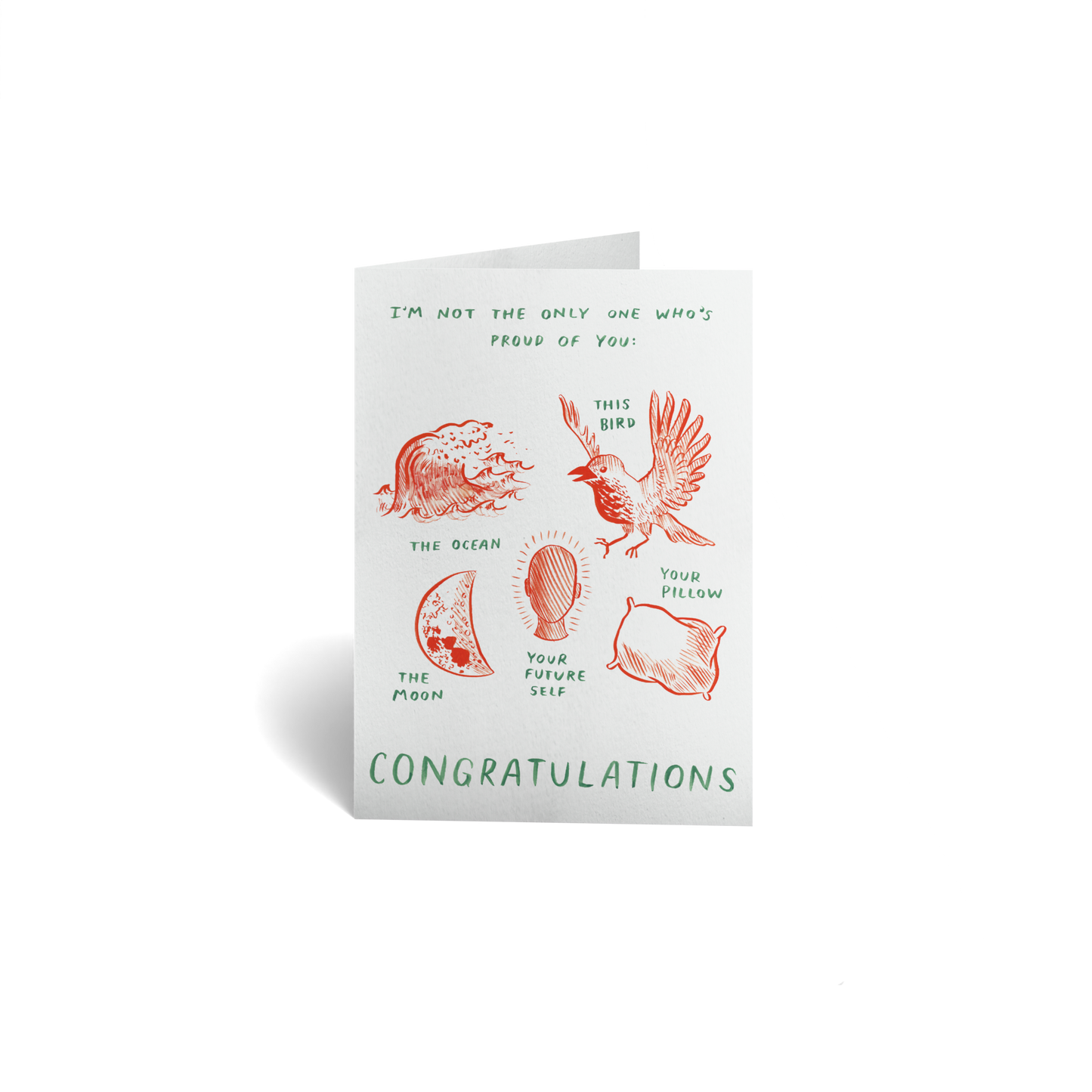 Congratulations Keepsake Greeting Card - Proud Of You Natalie Horberg