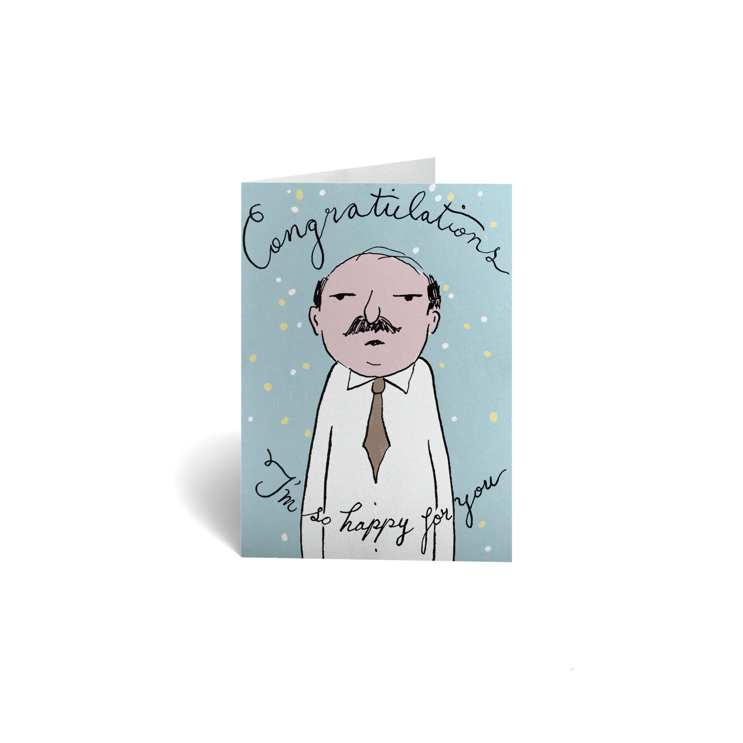Congratulations Keepsake Greeting Card - Funny, Sarcastic Man