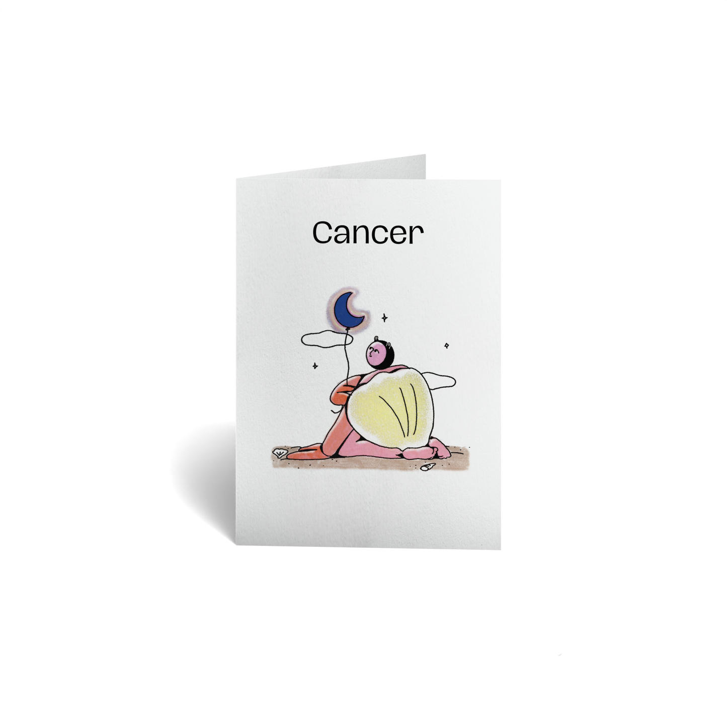 Birthday Keepsake Greeting Card - Zodiac Sign - Cancer