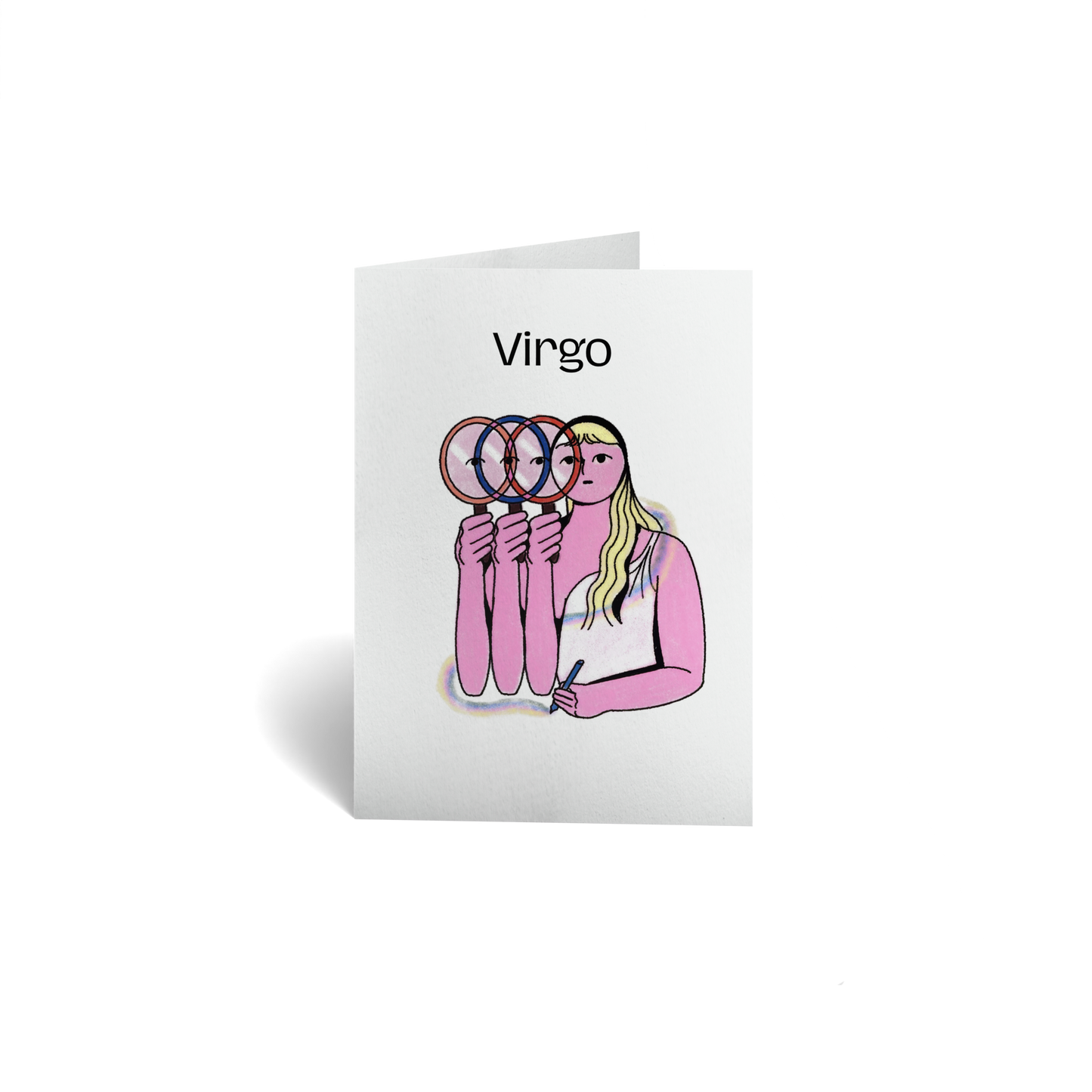Birthday Keepsake Greeting Card - Zodiac Sign - Virgo