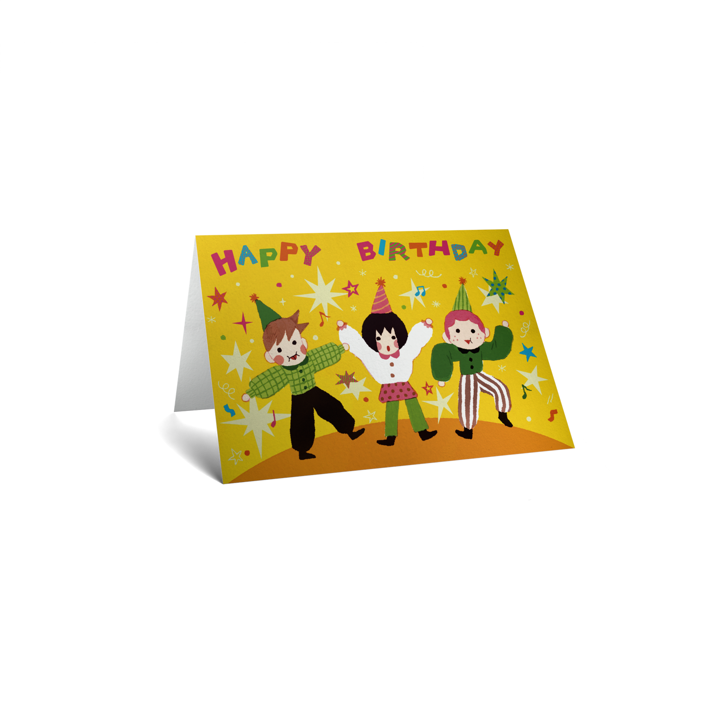 Birthday Keepsake Greeting Card - Children Dancing at Party