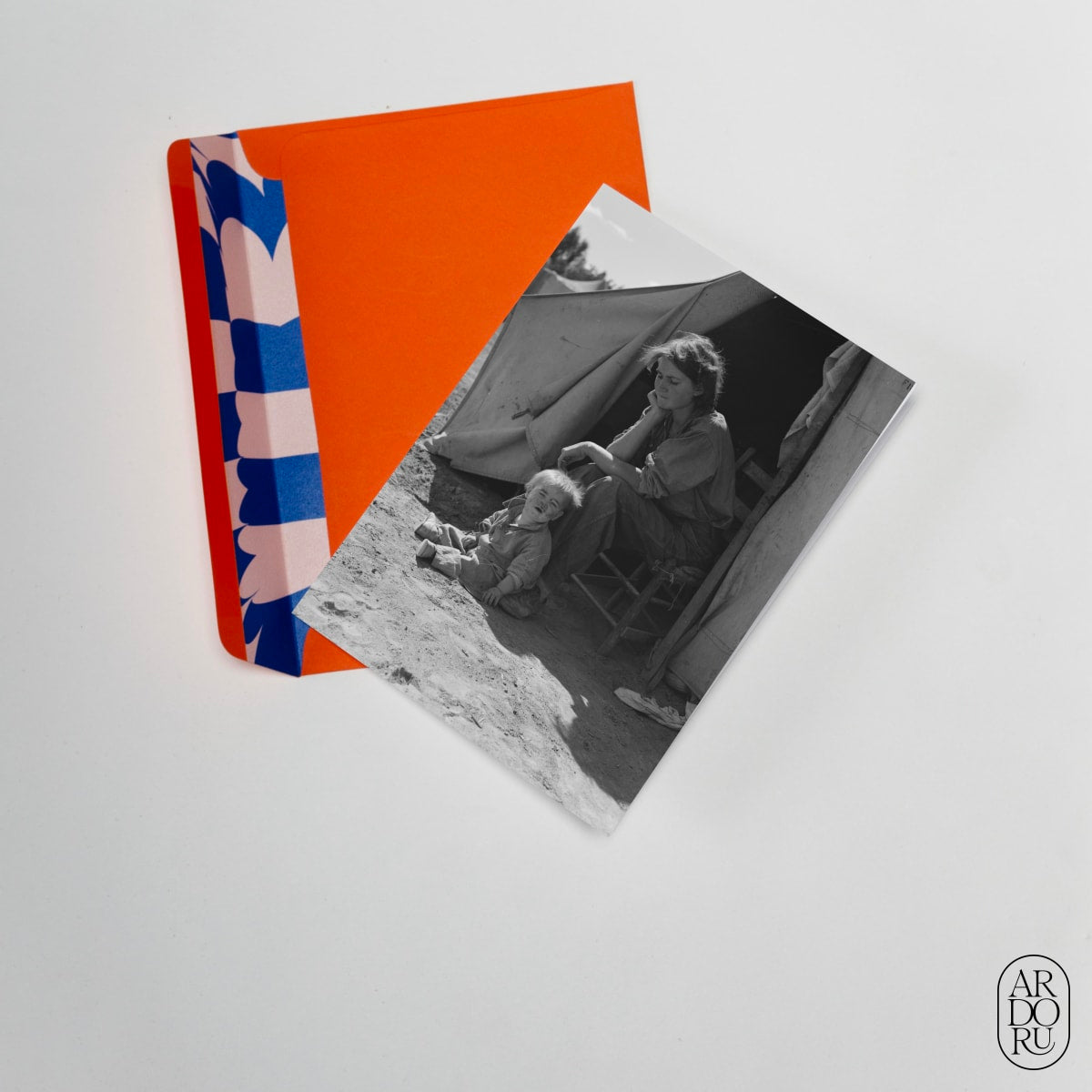 Just Because Keepsake Greeting Card - Migrant Mother Dorothea Lange Photography