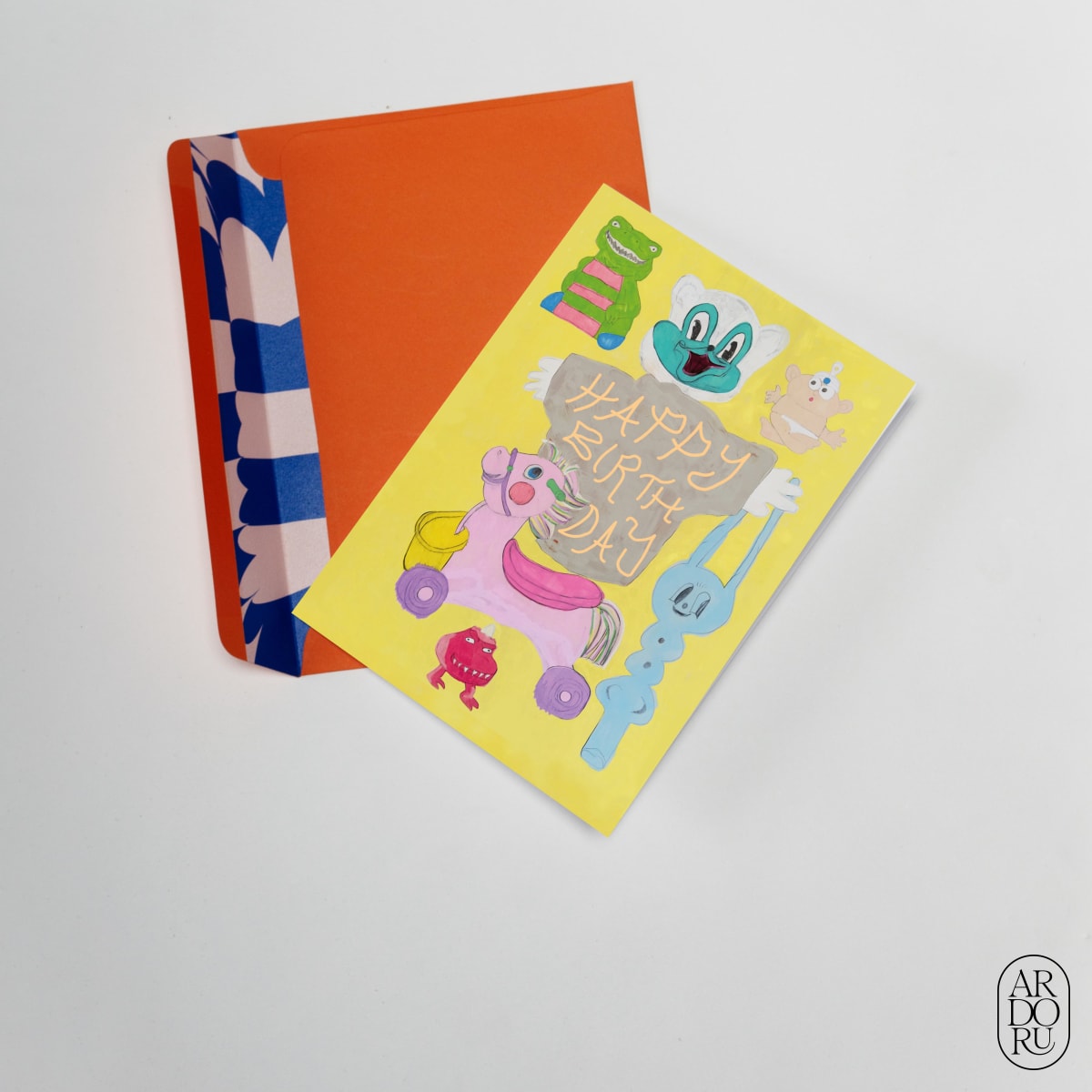 Birthday Keepsake Greeting Card - Toy Characters