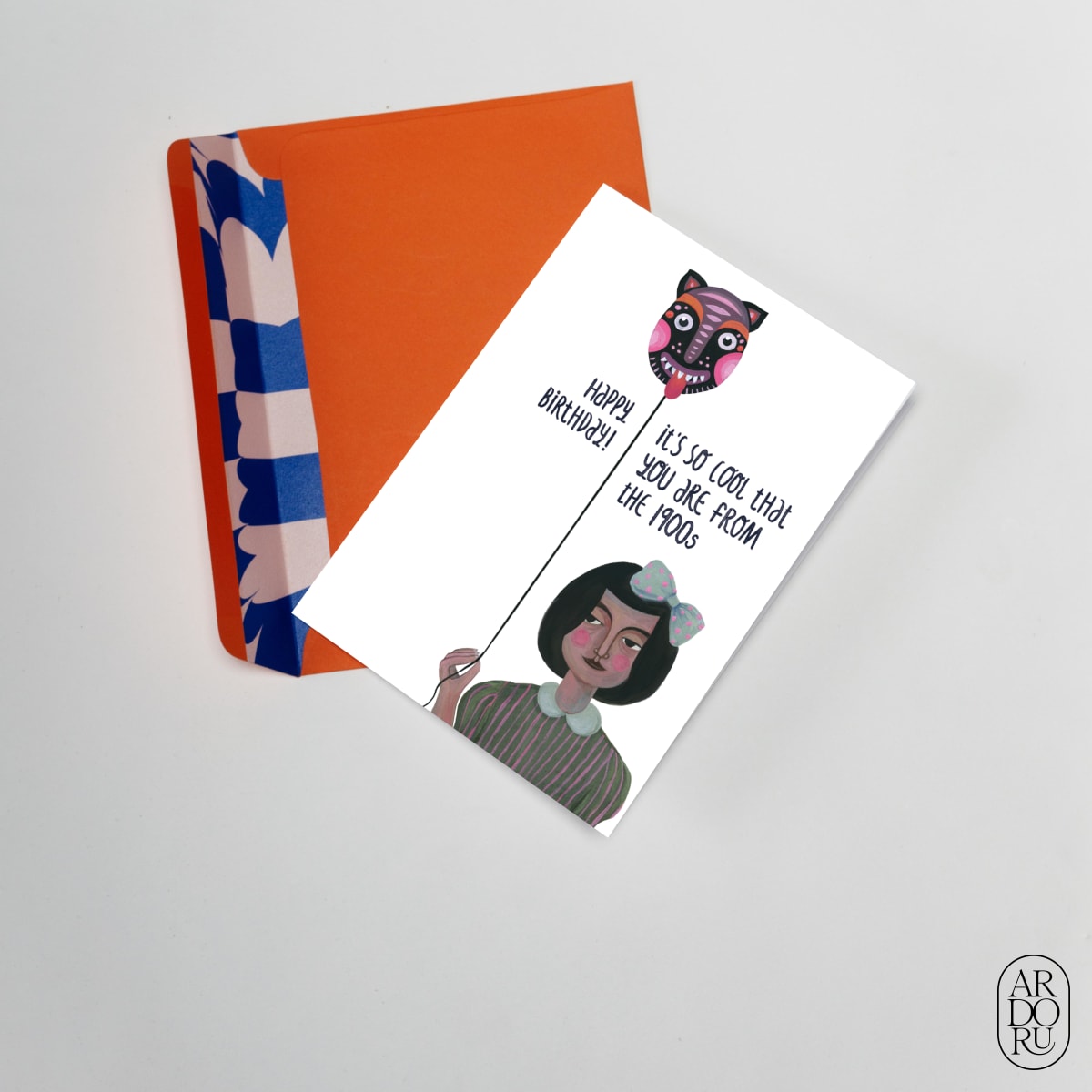 Birthday Keepsake Greeting Card - Y2K Survivor
