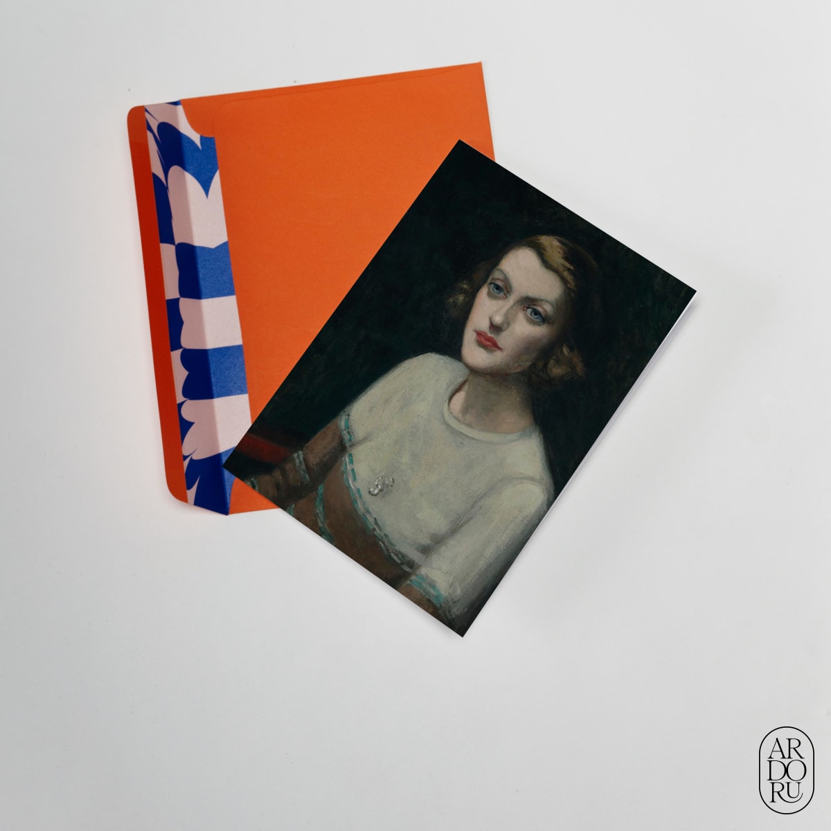 Just Because Keepsake Greeting Card - Sunday Baillieu Quinn Paris Portrait