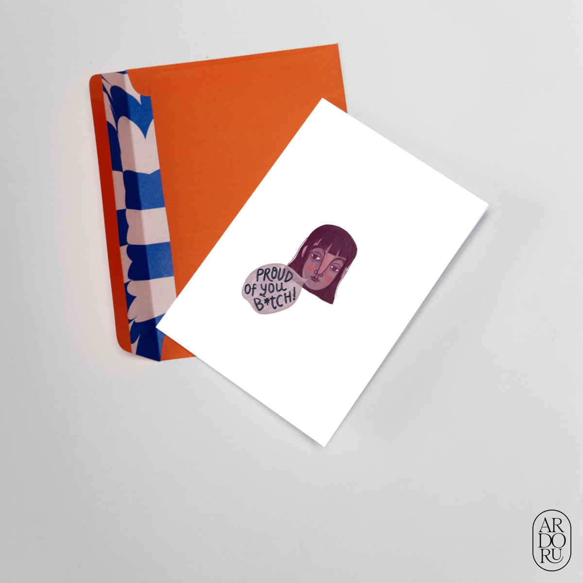 Congratulations Keepsake Greeting Card - Proud of You B*tch!
