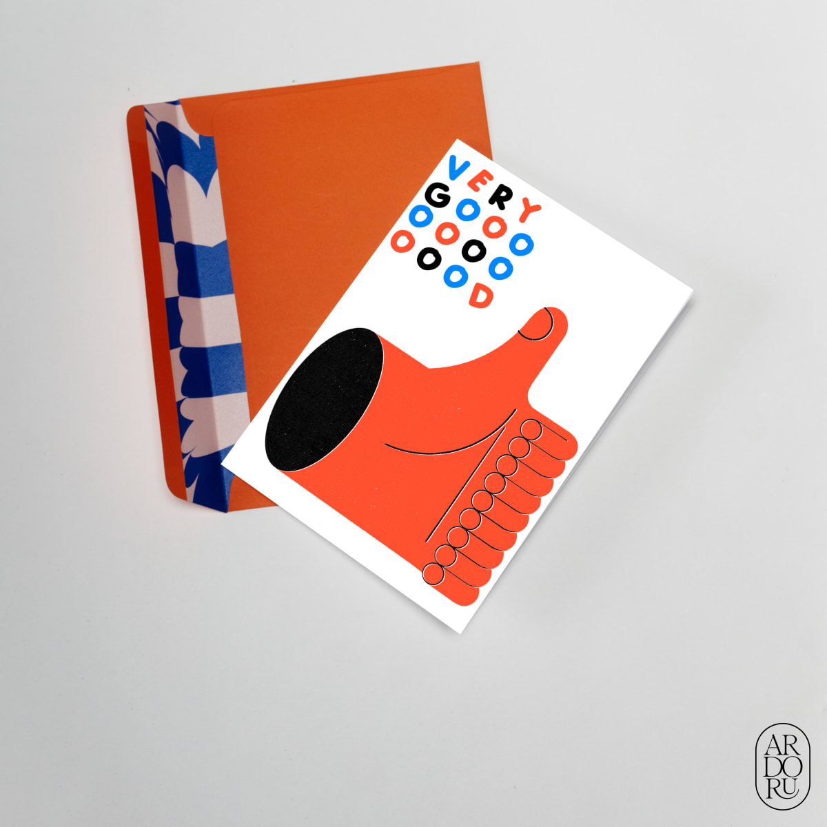 Congratulations Keepsake Greeting Card - Thumbs Up Hand
