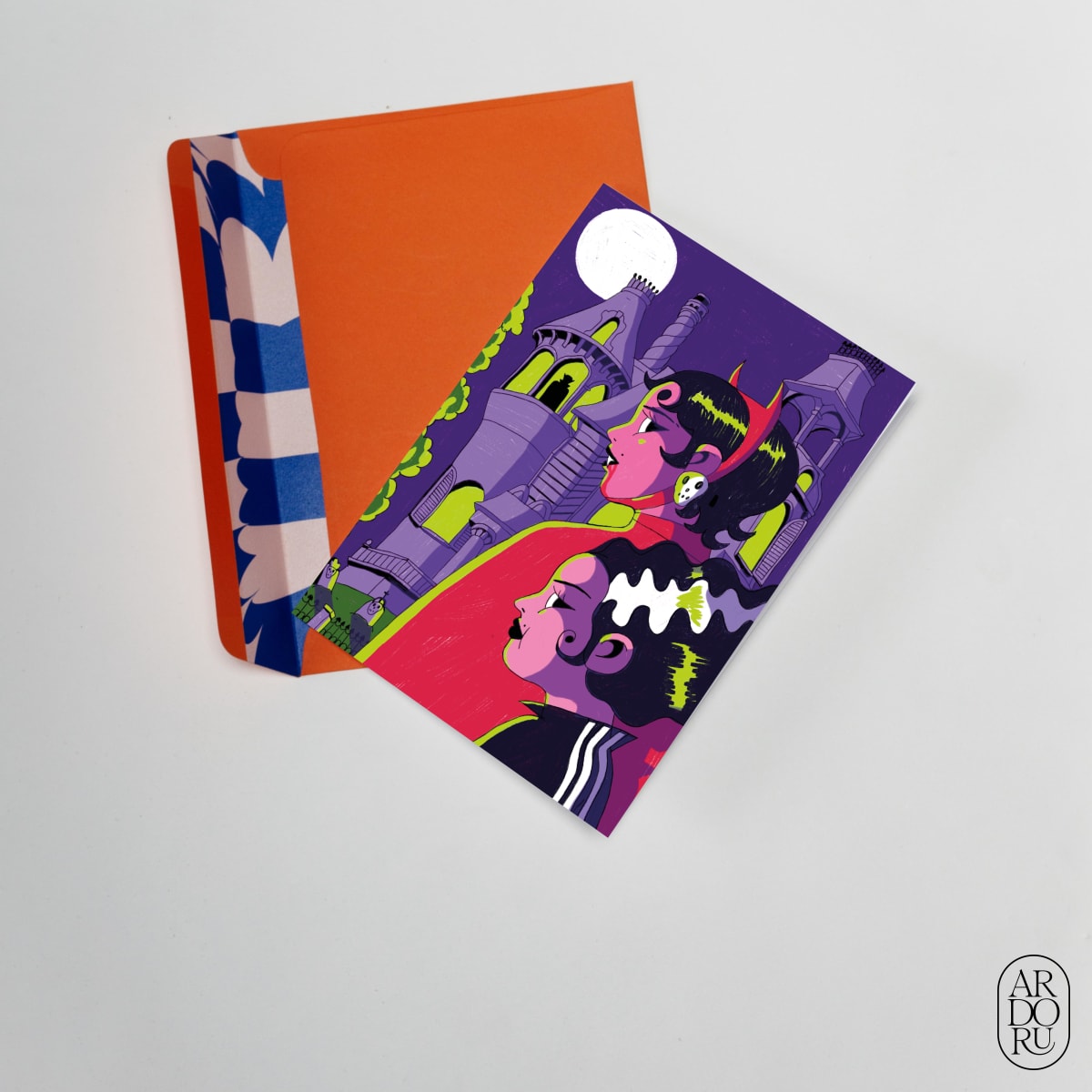 Halloween Keepsake Greeting Card - Dracula Party