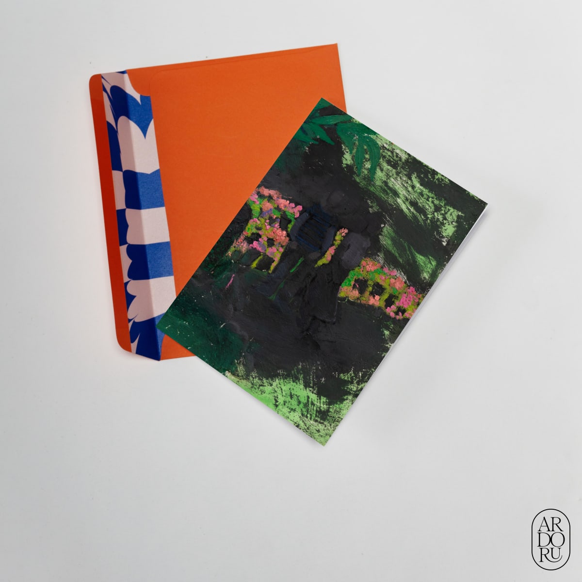 Just Because Keepsake Greeting Card - Flower Market at Night