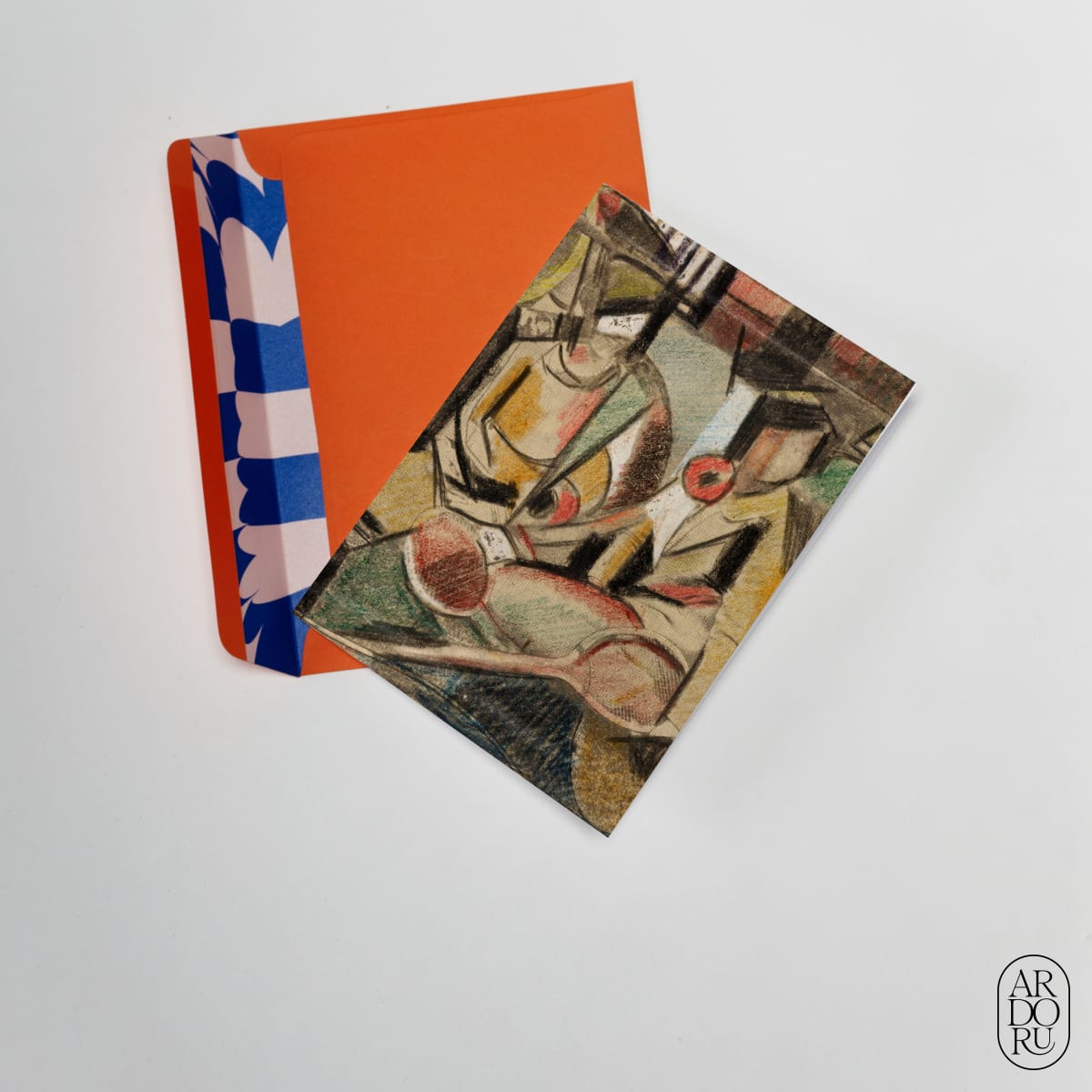 Abstract, Two Women with Tennis Racquets by Carl Newman