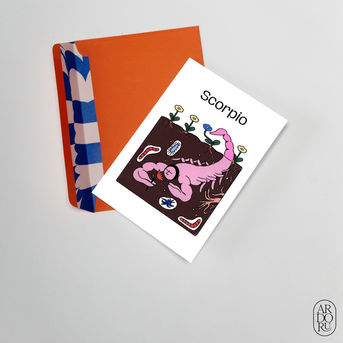Birthday Keepsake Greeting Card - Zodiac Sign - Scorpio