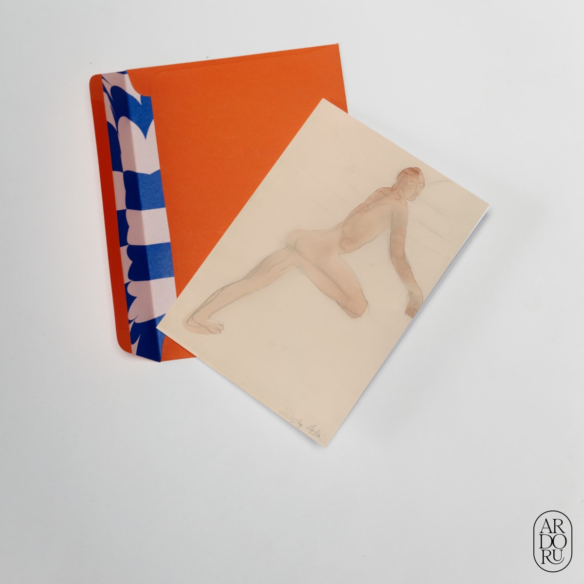 Just Because Keepsake Greeting Card - Leaving the Earth by Auguste Rodin