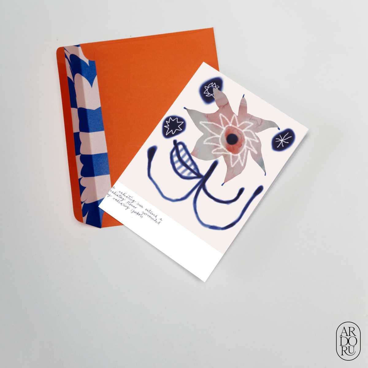 Just Because Keepsake Greeting Card - Flower with Sun