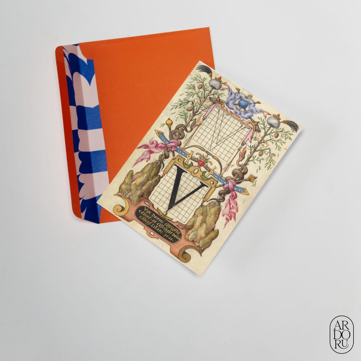 Guide for Constructing the Letter V by Joris Hoefnagel
