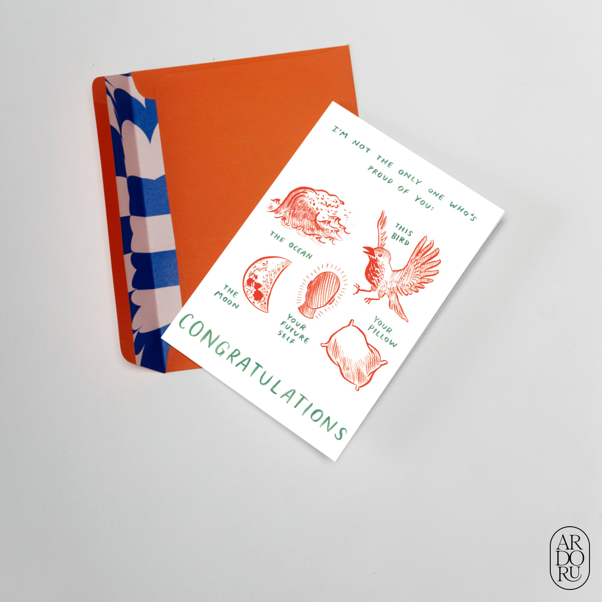 Congratulations Keepsake Greeting Card - Proud Of You Natalie Horberg