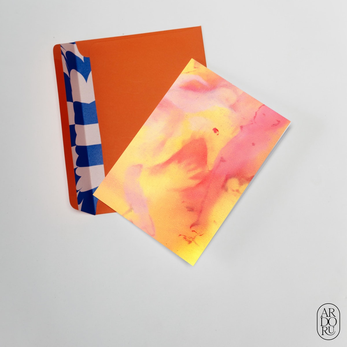 Love Keepsake Greeting Card - Sherbert - Sensual Composition