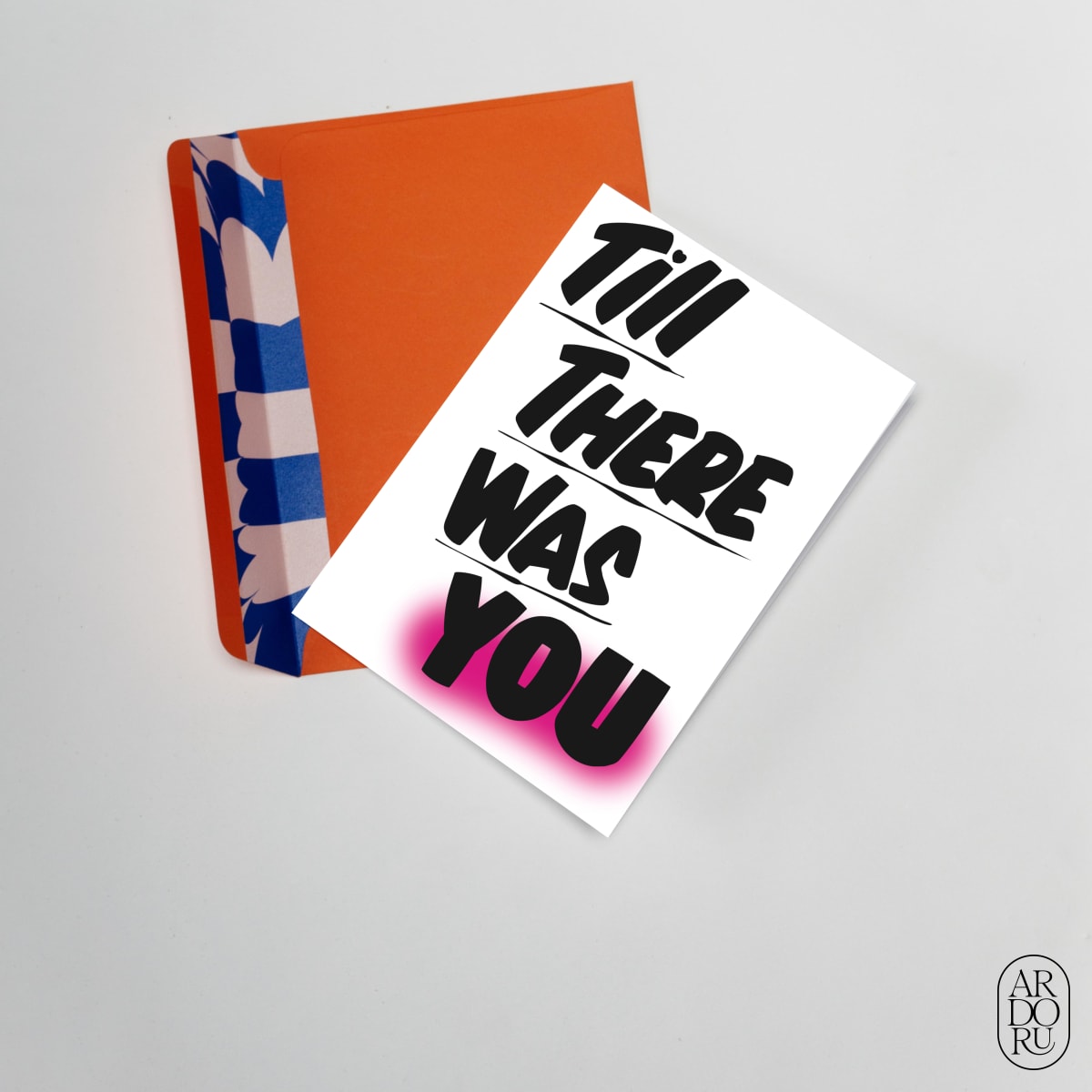 Love Keepsake Greeting Card - Till there was you