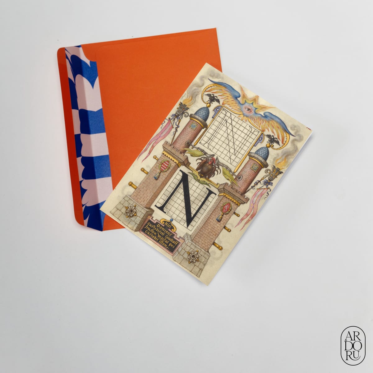 Guide for Constructing the Letter N by Joris Hoefnagel