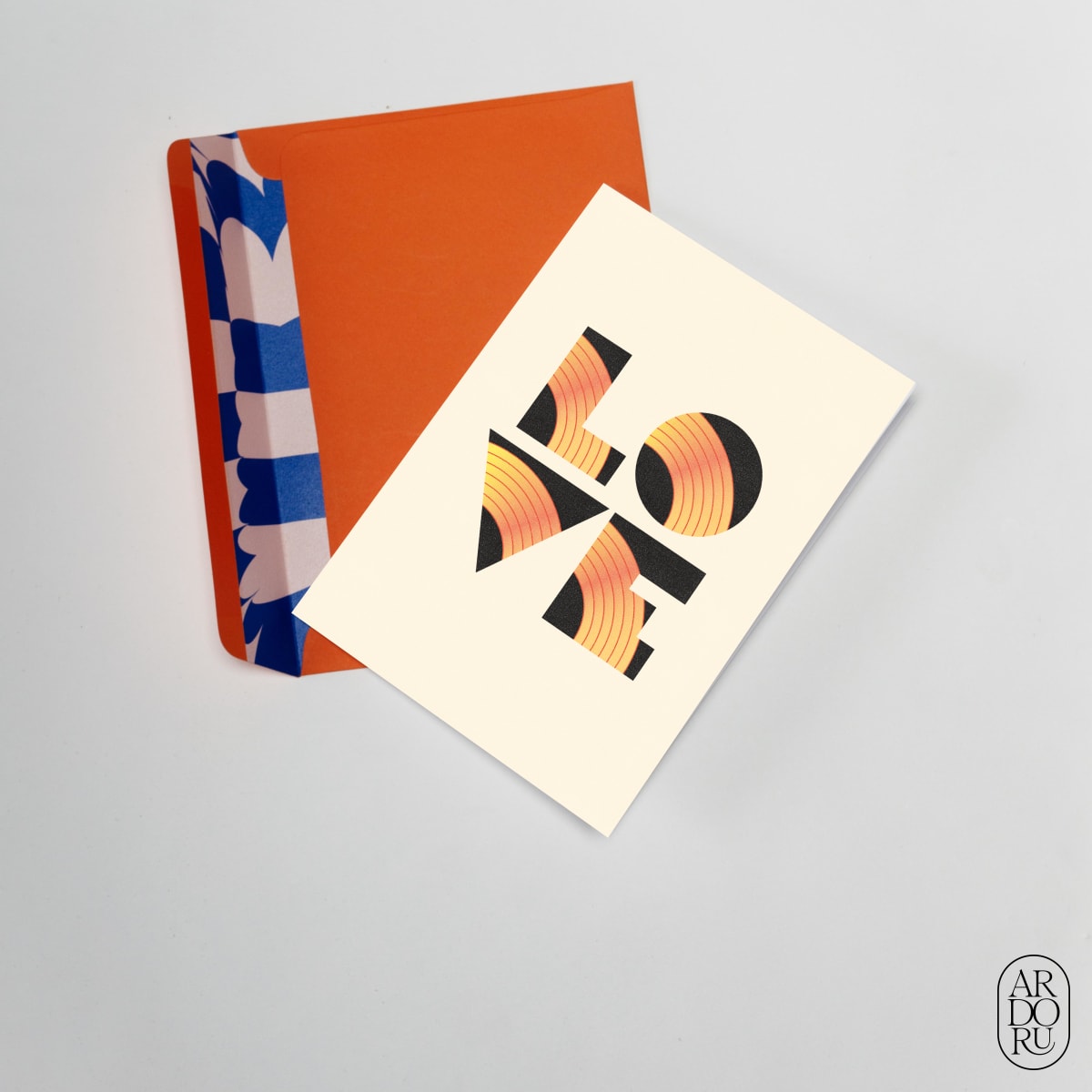 Love Keepsake Greeting Card - Love Typography