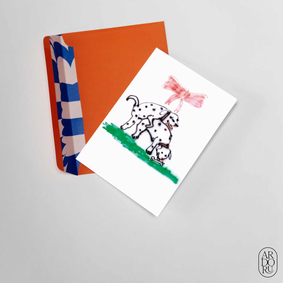 Love Keepsake Greeting Card - Dogs