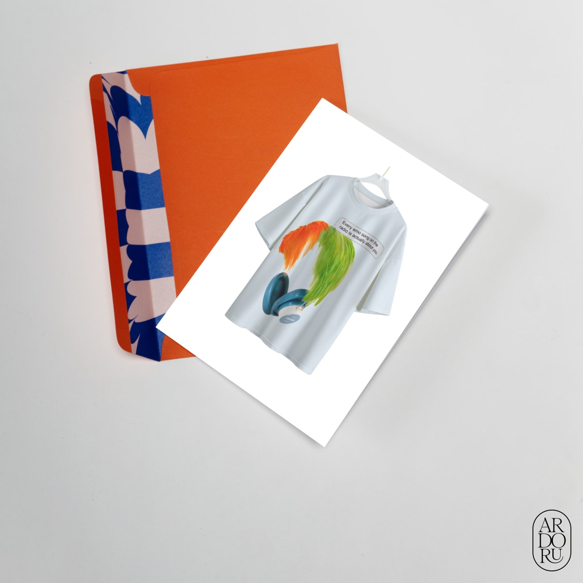 Love Keepsake Greeting Card - Funny Emo Song