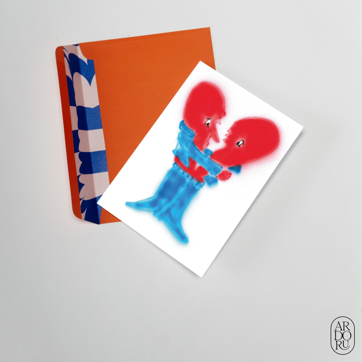 Sympathy Keepsake Greeting Card - Broken Heart