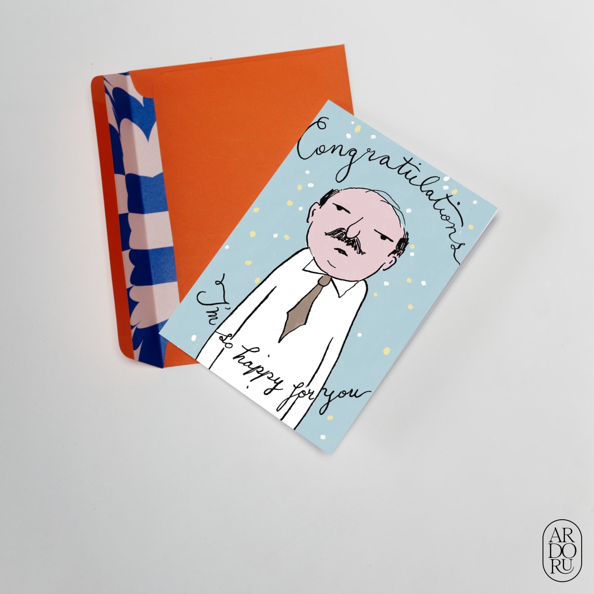 Congratulations Keepsake Greeting Card - Funny, Sarcastic Man