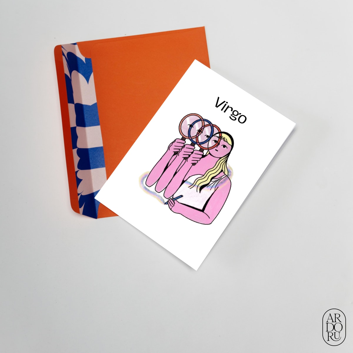 Birthday Keepsake Greeting Card - Zodiac Sign - Virgo