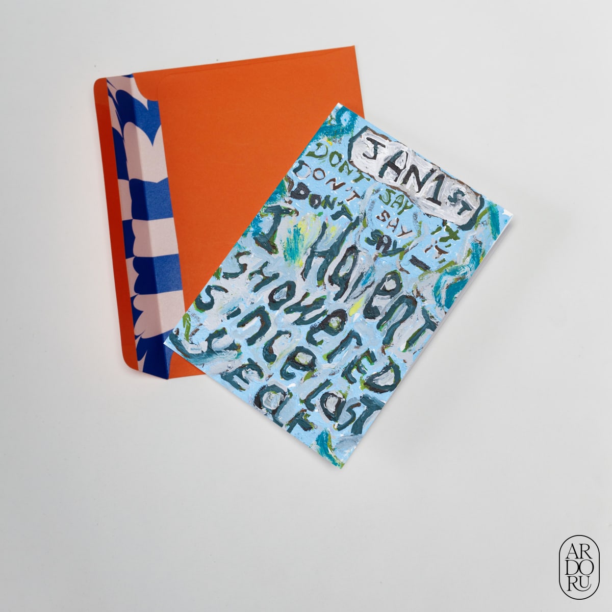 New Year Keepsake Greeting Card - Funny - Haven't Showered