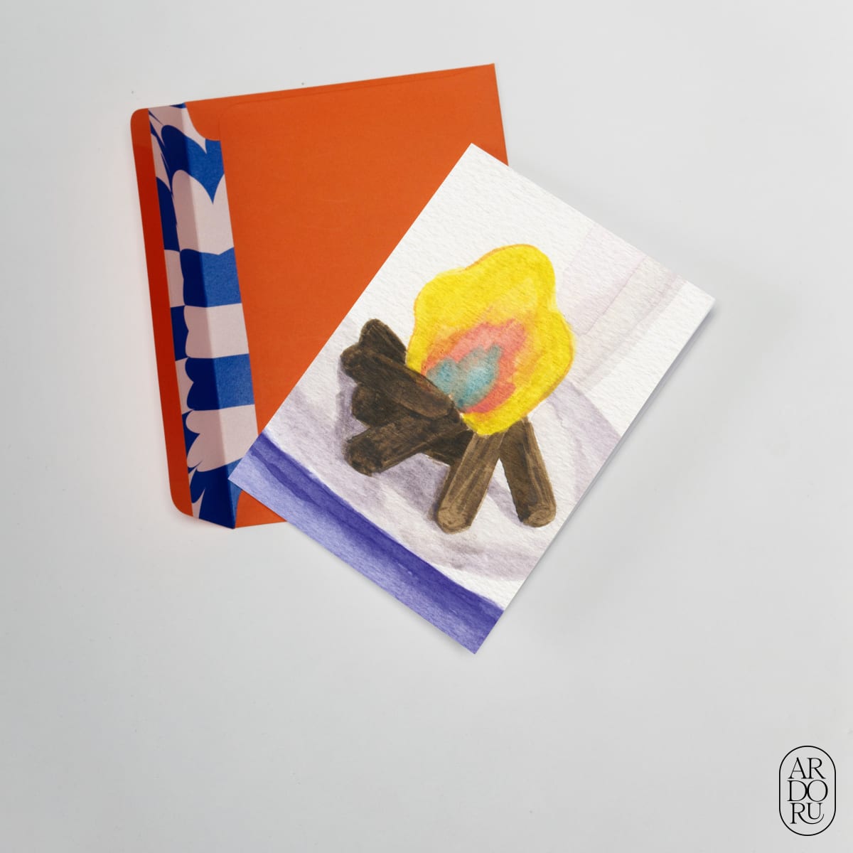 Summer Keepsake Greeting Card - Campfire