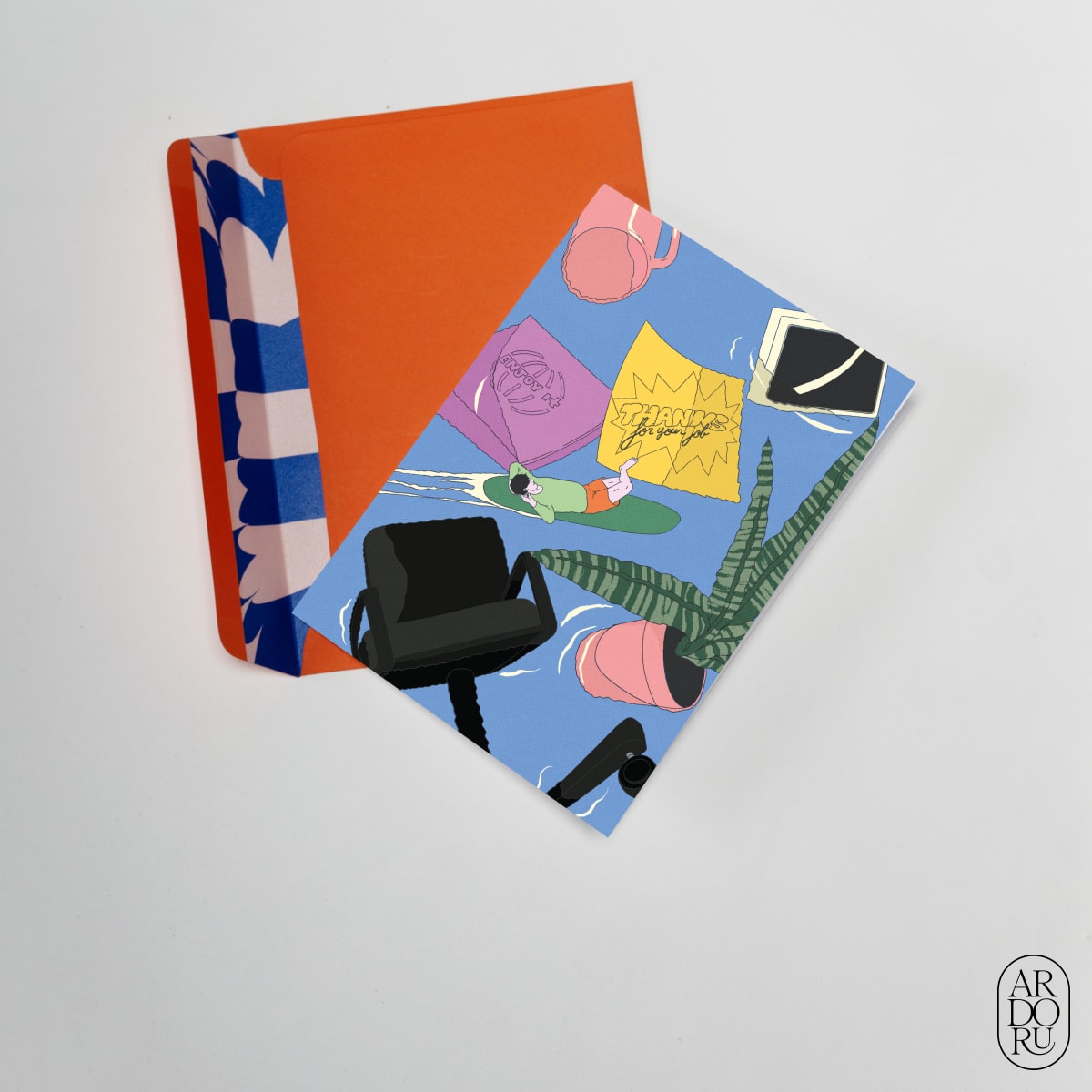 Thank You Keepsake Greeting Card - Work Appreciation