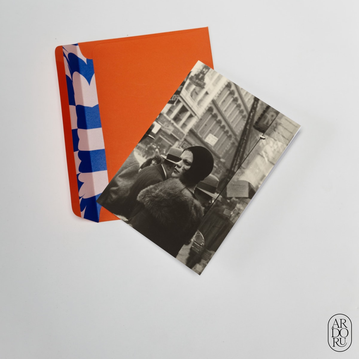 Just Because Keepsake Greeting Card - New York - Girl on Fulton Street