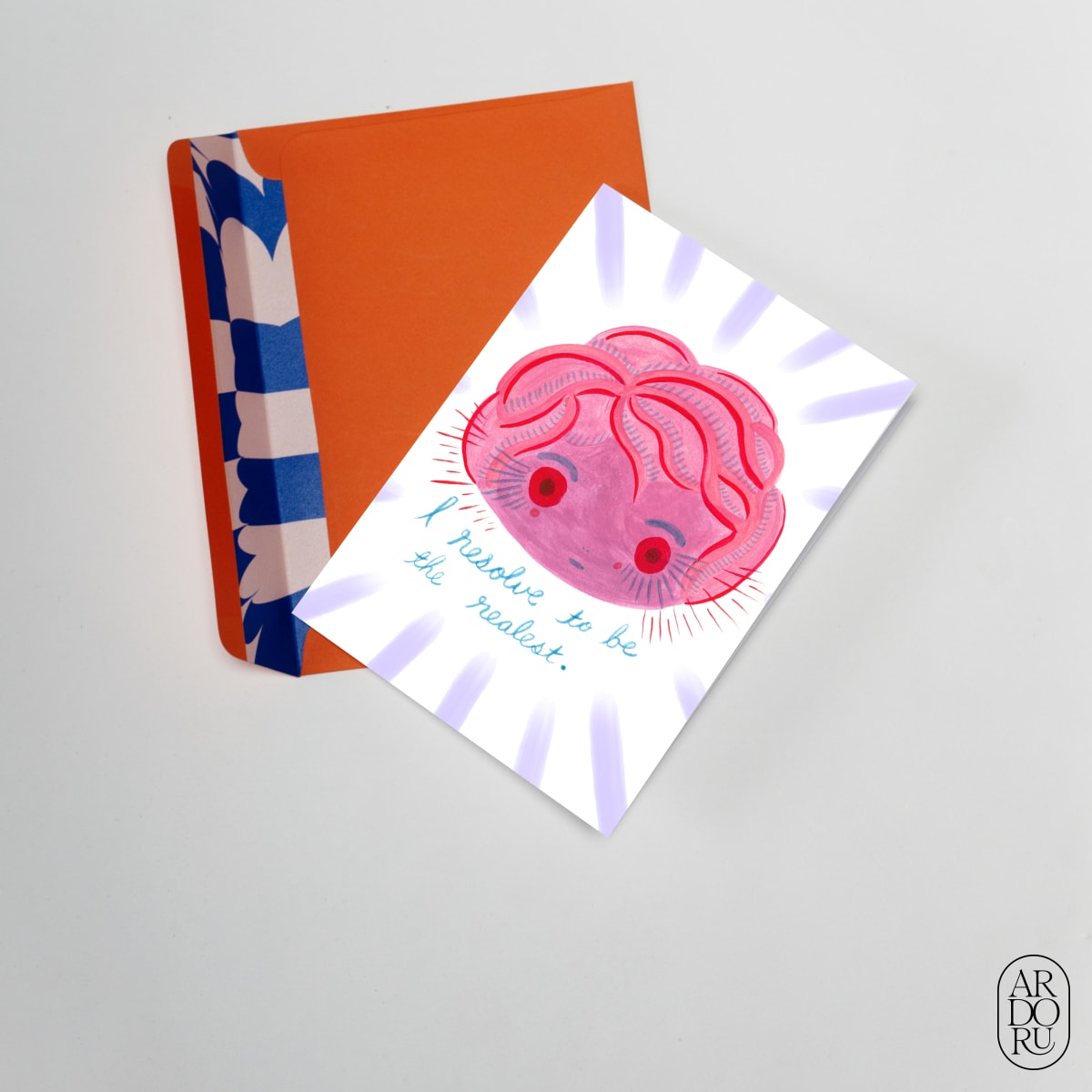 New Year Keepsake Greeting Card - Resolutions - The Realest