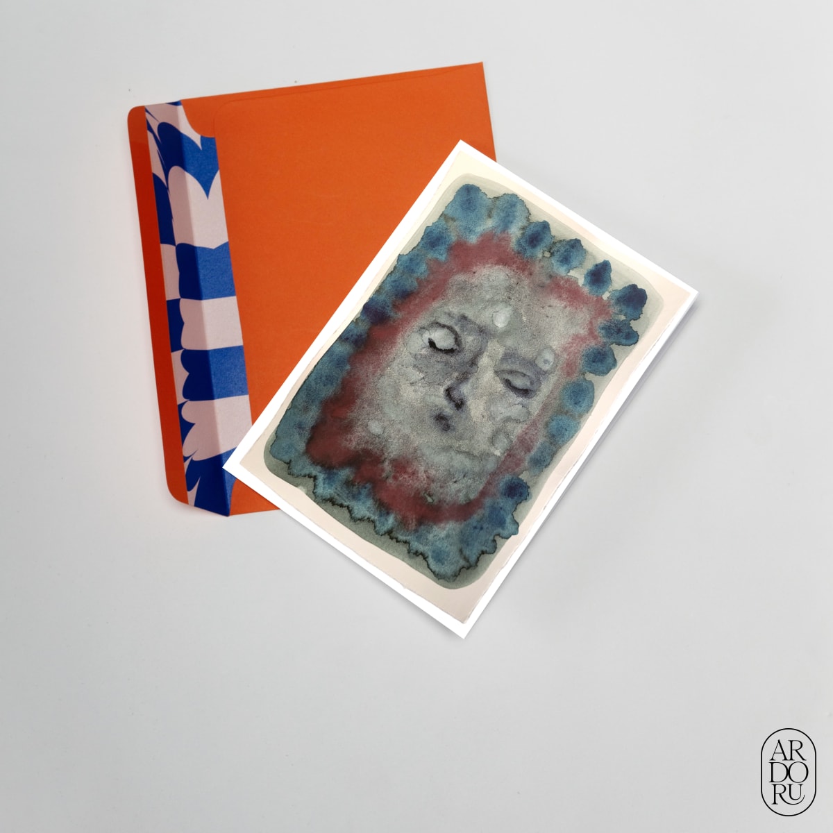 Thinking of You Keepsake Greeting Card - Watercolor Farewell