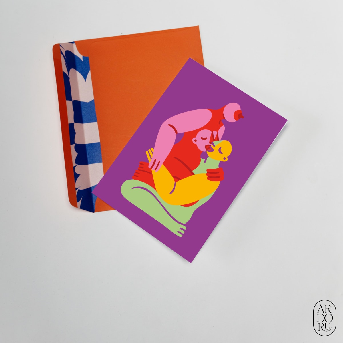 Love Keepsake Greeting Card - Inner Affair by Meltem Şahin