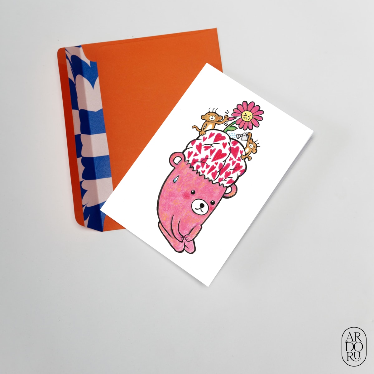 Love Brain Bear by Andrea Reyes