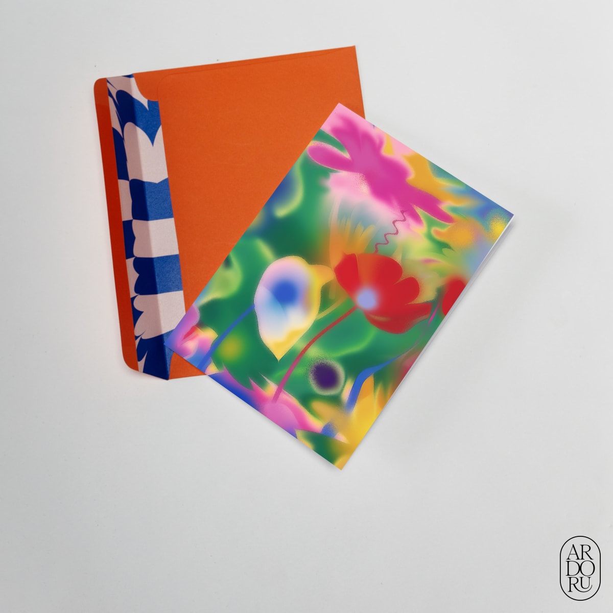 Sympathy Keepsake Greeting Card - Floral